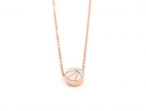 Basketball necklace